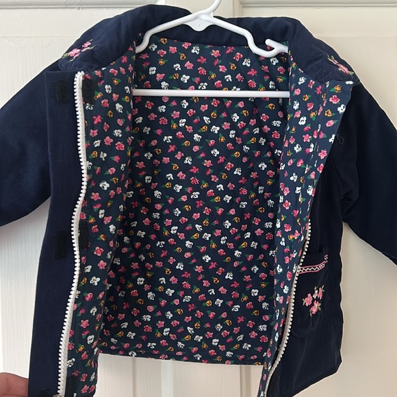 Baby girl reversible corduroy jacket, size 2T - Picture 4 of 6